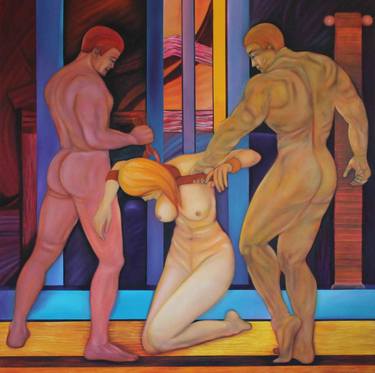 Original Realism Erotic Paintings by metin sakalov