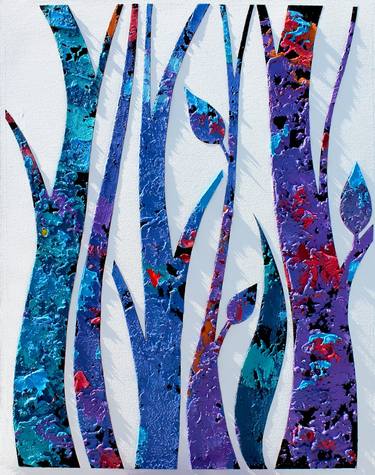 Original Abstract Tree Paintings by metin sakalov