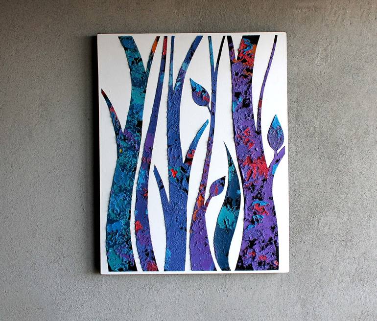 Original Abstract Tree Painting by metin sakalov