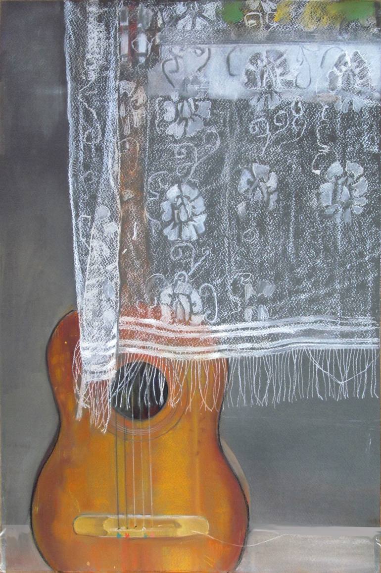 Still Life with Guitar - Print