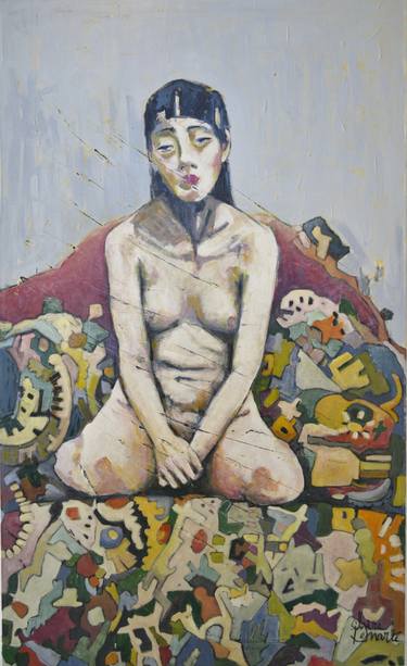 Print of Modern Nude Paintings by Claire Denarie-Soffietti