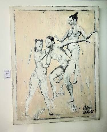 Print of Women Paintings by Claire Denarie-Soffietti