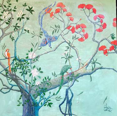 Print of Tree Paintings by Claire Denarie-Soffietti
