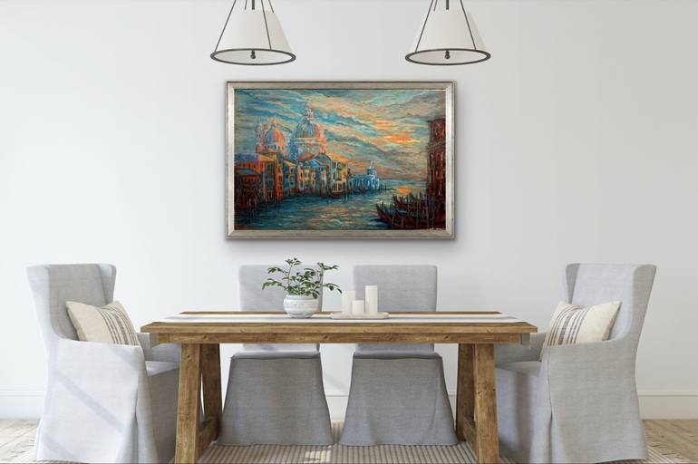 Original Cities Painting by Wüst Natalia