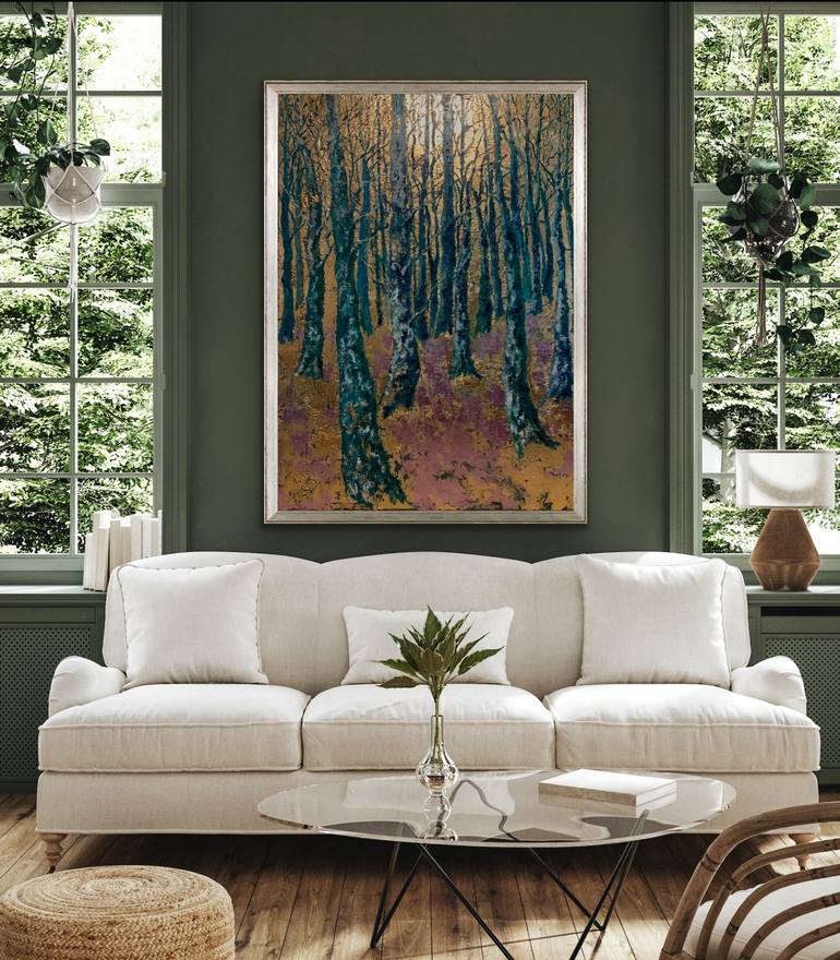 Original Conceptual Landscape Painting by Wüst Natalia