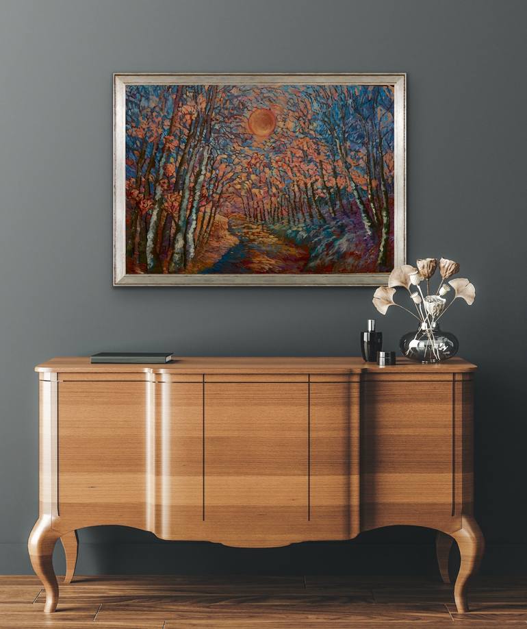 Original Neo-impressionism Nature Painting by Wüst Natalia