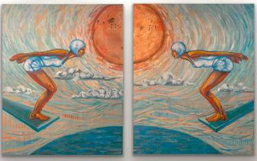 Original Impressionism Seascape Paintings by Wüst Natalia