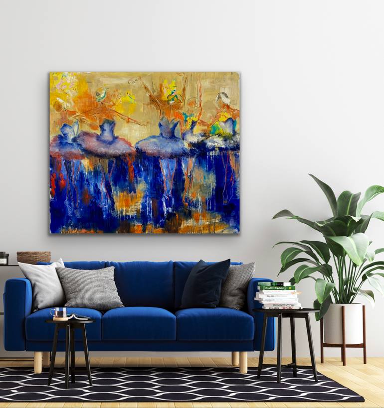 Original Abstract Expressionism Women Painting by Wüst Natalia