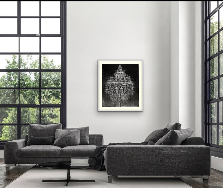 Original Art Deco Interiors Painting by Wüst Natalia