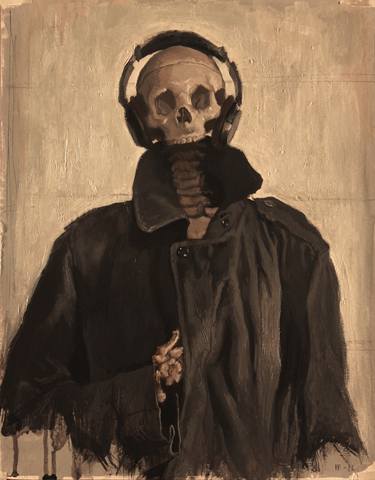 Skeleton in a Black Trench Coat thumb