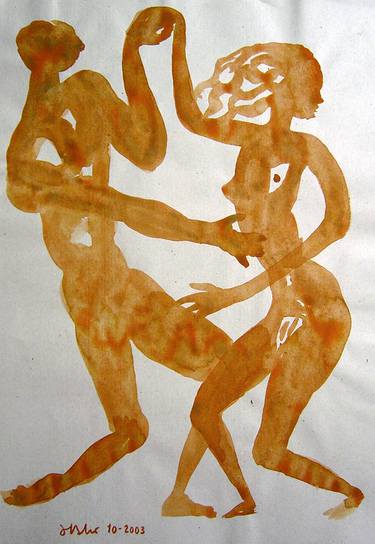 Original Figurative Erotic Drawings by Alejandro Alarcó Casañas