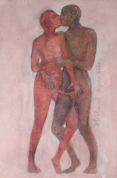 Original Figurative Erotic Drawings by Alejandro Alarcó Casañas