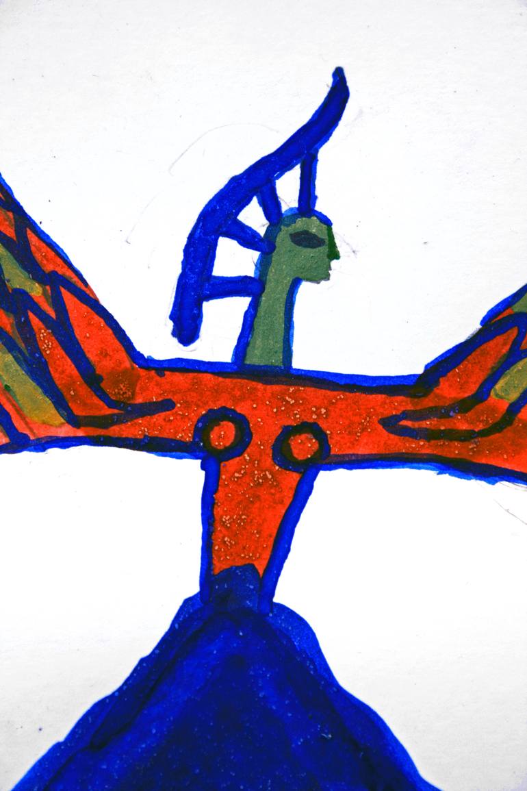 Original Figurative Fantasy Drawing by Alejandro Alarcó Casañas