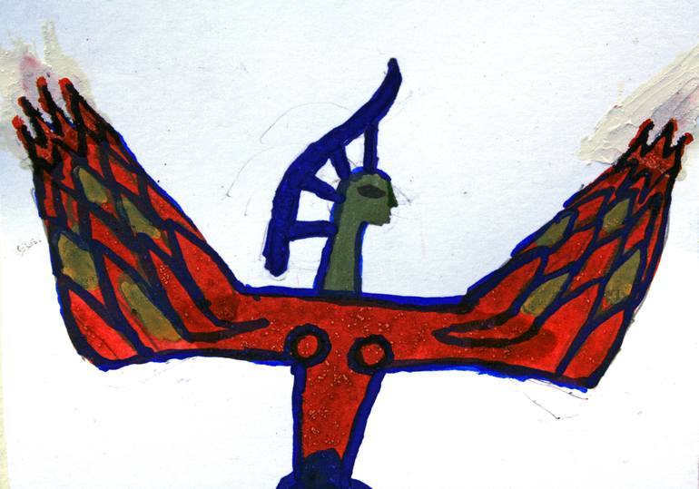 Original Figurative Fantasy Drawing by Alejandro Alarcó Casañas