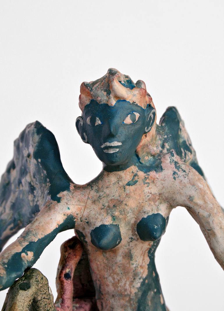 Original Figurative Fantasy Sculpture by Alejandro Alarcó Casañas