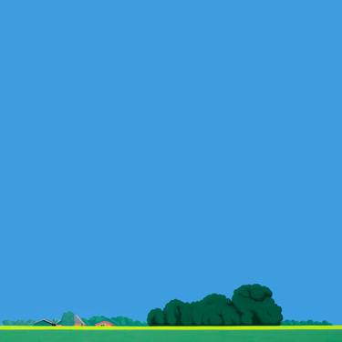 Original Color Field Painting Landscape Paintings by Jeroen Allart