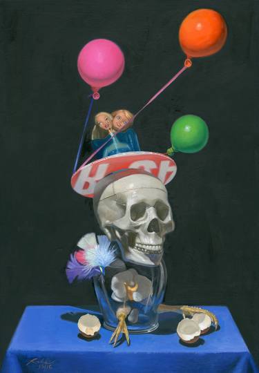 Print of Surrealism Popular culture Paintings by Radek Vizina