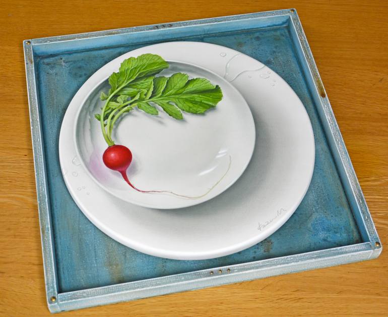 Original Realism Still Life Painting by Kazuaki Maitani
