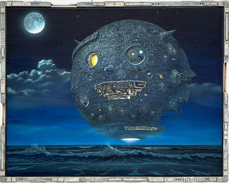 Original Figurative Fantasy Painting by Kazuaki Maitani