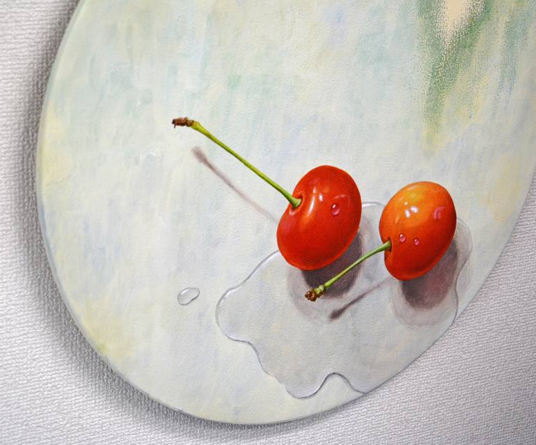 Original Realism Still Life Painting by Kazuaki Maitani