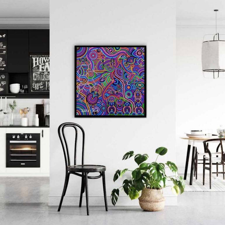 Original Modern Abstract Painting by Tessa Smits