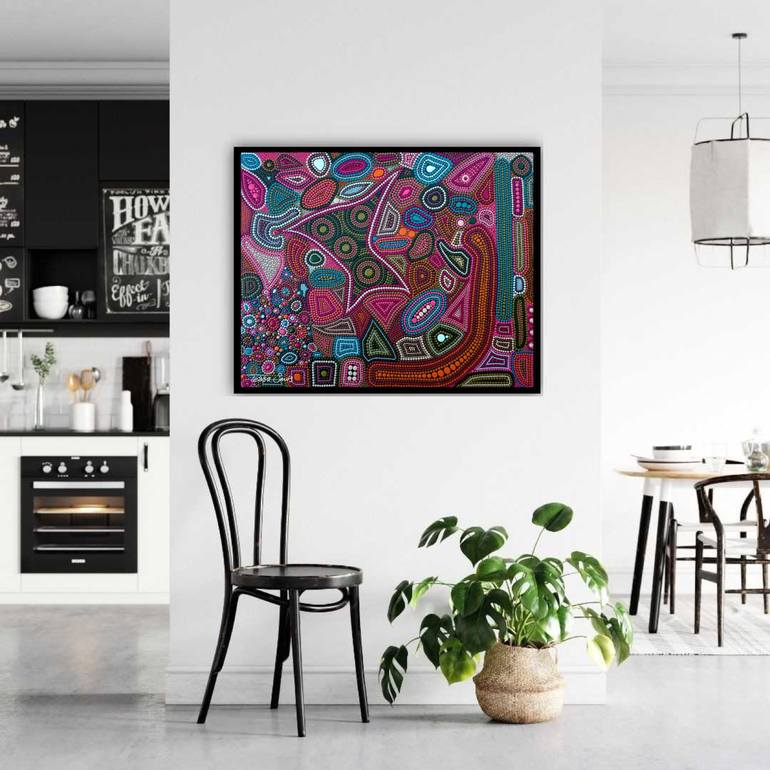 Original Modern Abstract Painting by Tessa Smits