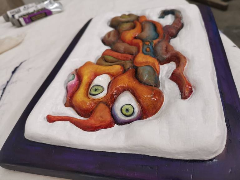 Original Conceptual Fantasy Sculpture by Paolo Chiarloni