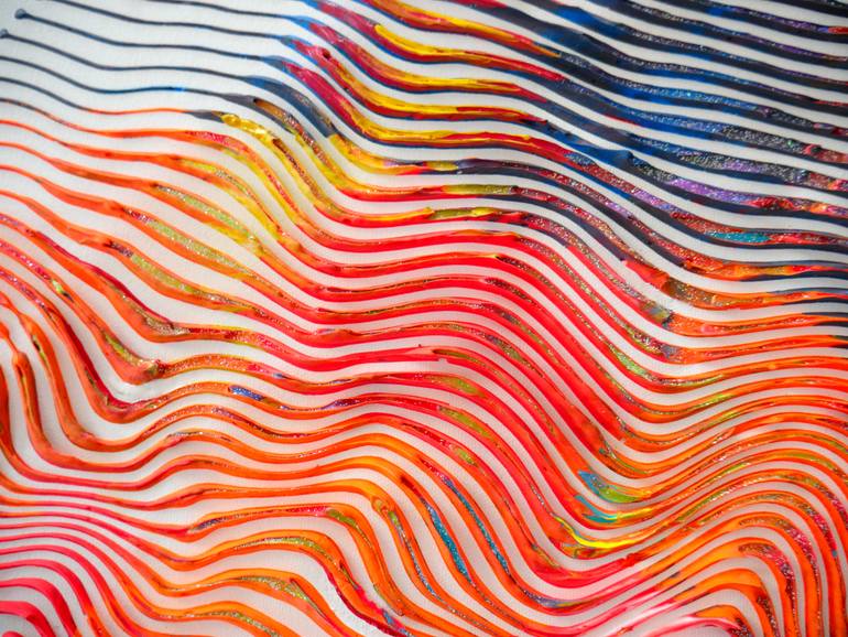 Original Abstract Body Painting by Virginie Schroeder