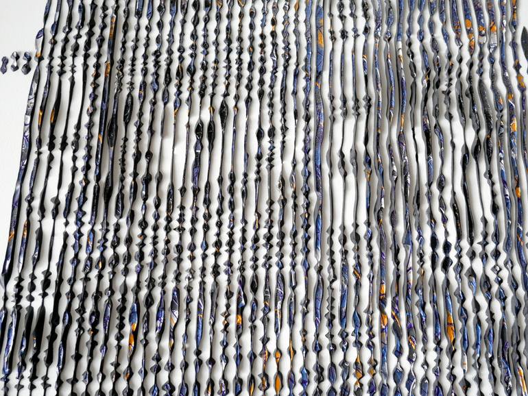 Original Abstract Architecture Painting by Virginie Schroeder