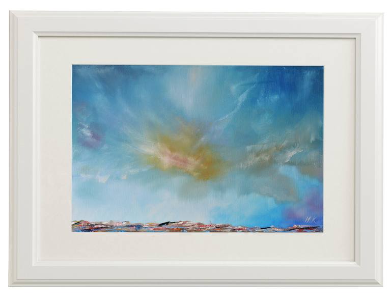 Original Abstract Seascape Painting by Mariusz Kozak