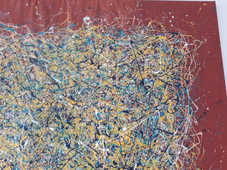 Original Abstract Painting by Alfredo Bertolini