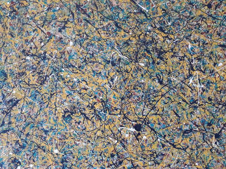 Original Abstract Painting by Alfredo Bertolini