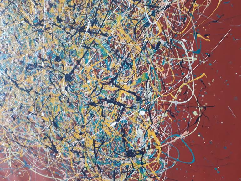 Original Abstract Painting by Alfredo Bertolini