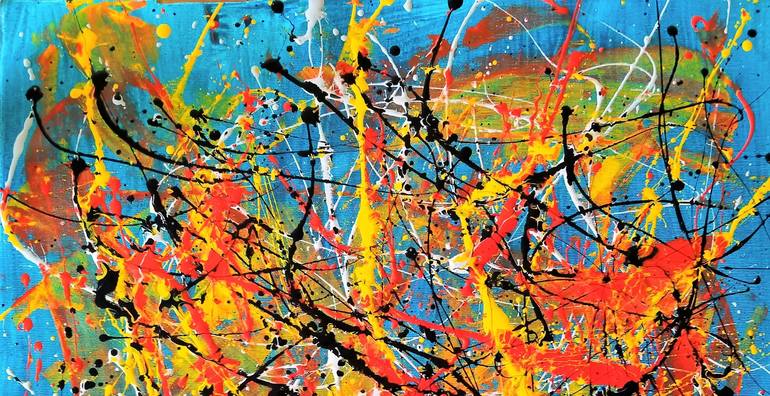 Original Abstract Painting by Alfredo Bertolini