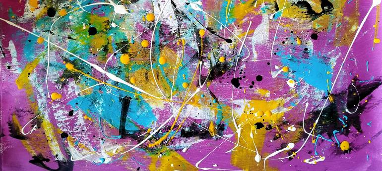 Original Modern Abstract Painting by Alfredo Bertolini