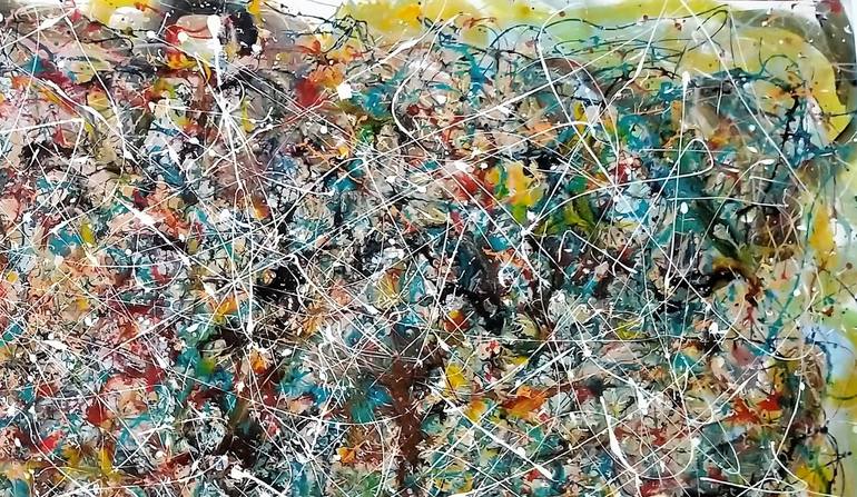 Original Modern Abstract Painting by Alfredo Bertolini