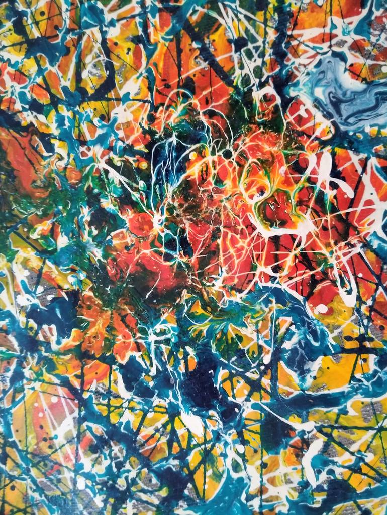 Original Abstract Painting by Alfredo Bertolini