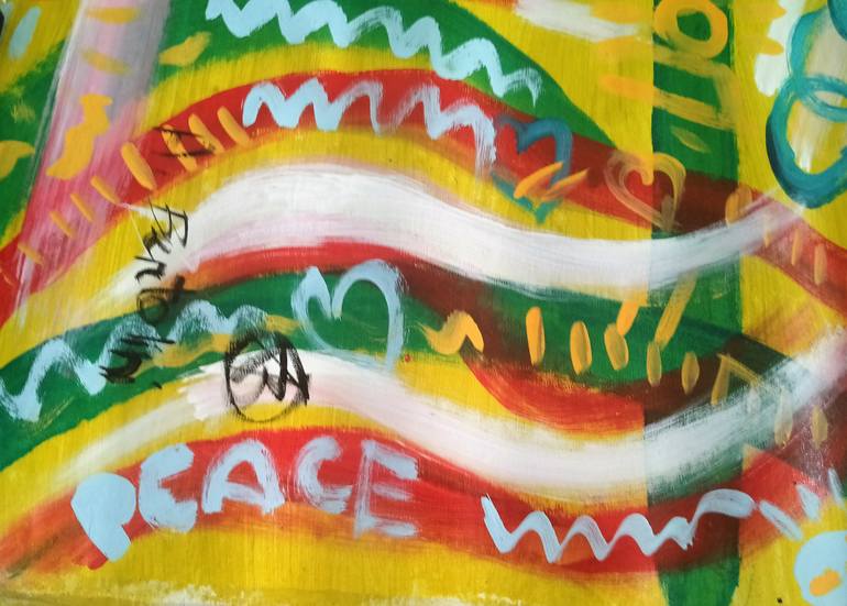 Original Modernism Abstract Painting by Alfredo Bertolini