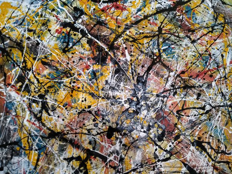 Original Abstract Painting by Alfredo Bertolini