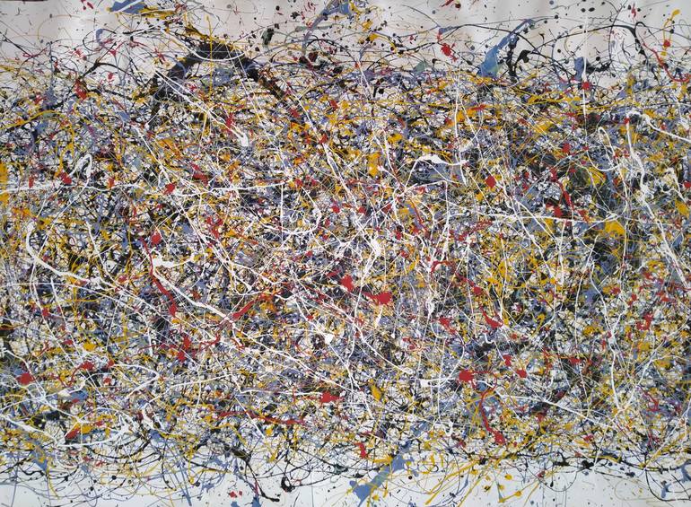 Original Modern Abstract Painting by Alfredo Bertolini