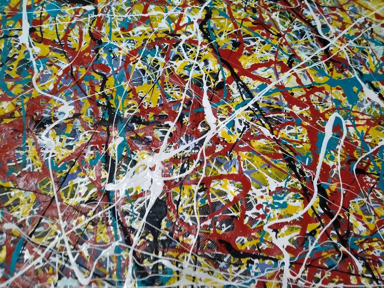 Original Modern Abstract Painting by Alfredo Bertolini