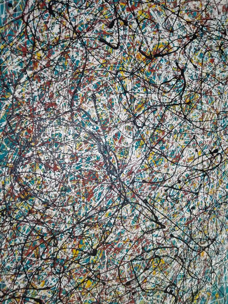 Original Modern Abstract Painting by Alfredo Bertolini