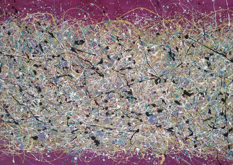 Original Modern Abstract Painting by Alfredo Bertolini