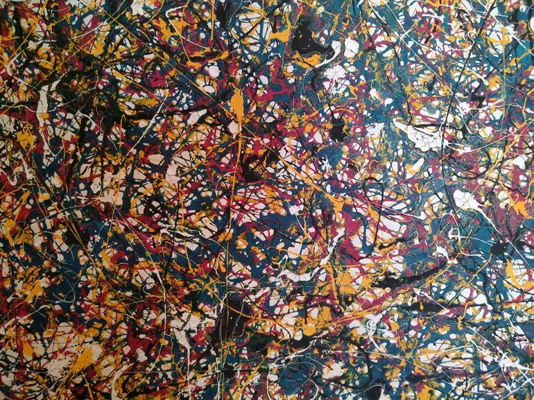 Original Abstract Painting by Alfredo Bertolini