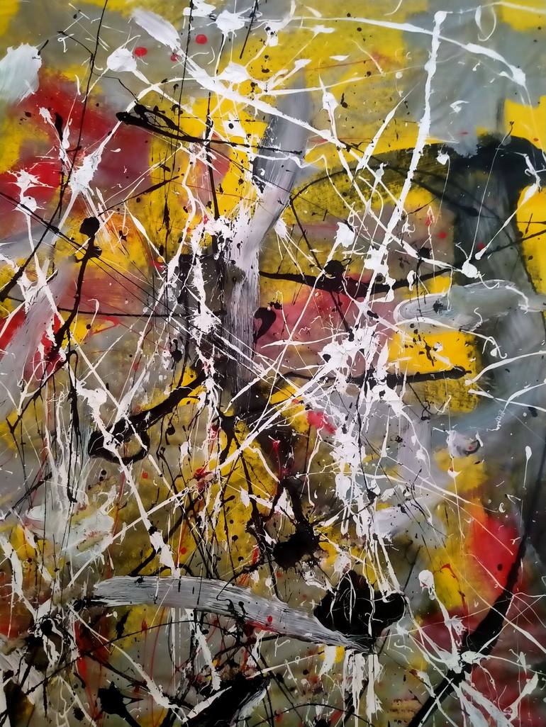 Original Abstract Painting by Alfredo Bertolini