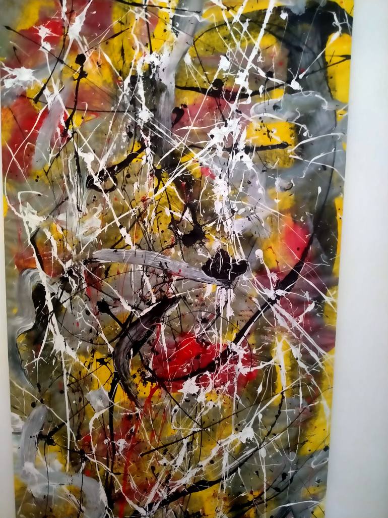 Original Abstract Painting by Alfredo Bertolini