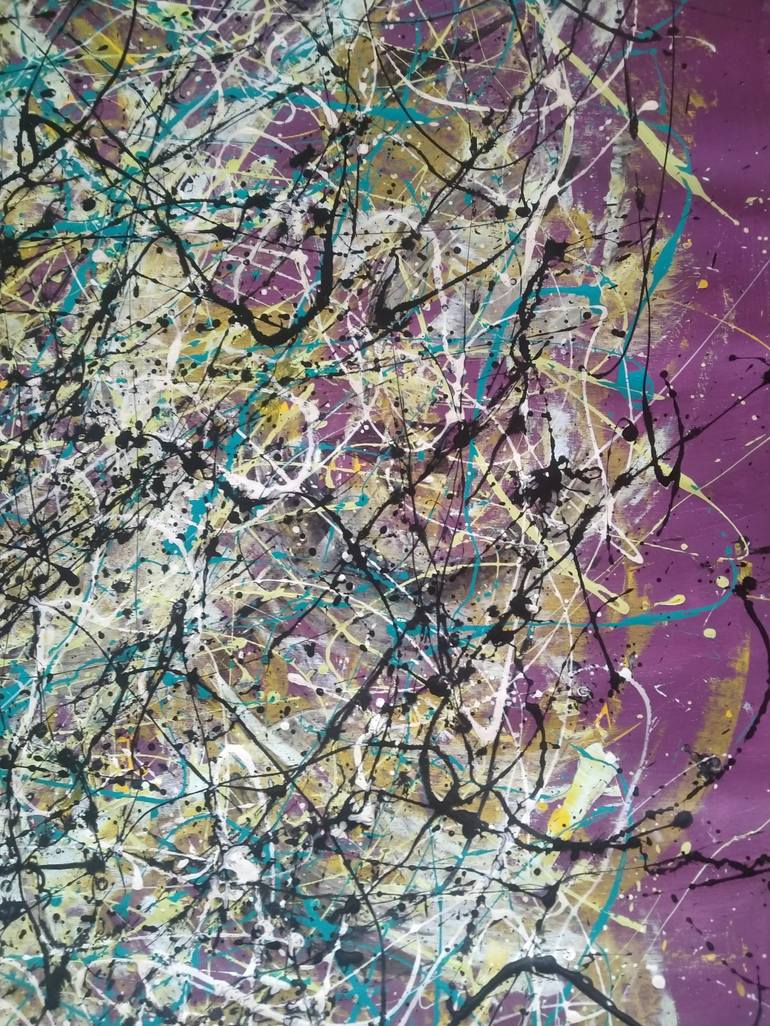 Original Abstract Painting by Alfredo Bertolini