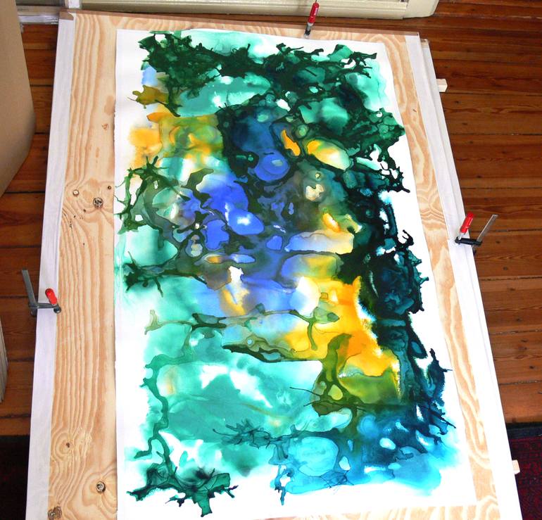 Original Abstract Painting by Dagmar Wankowski