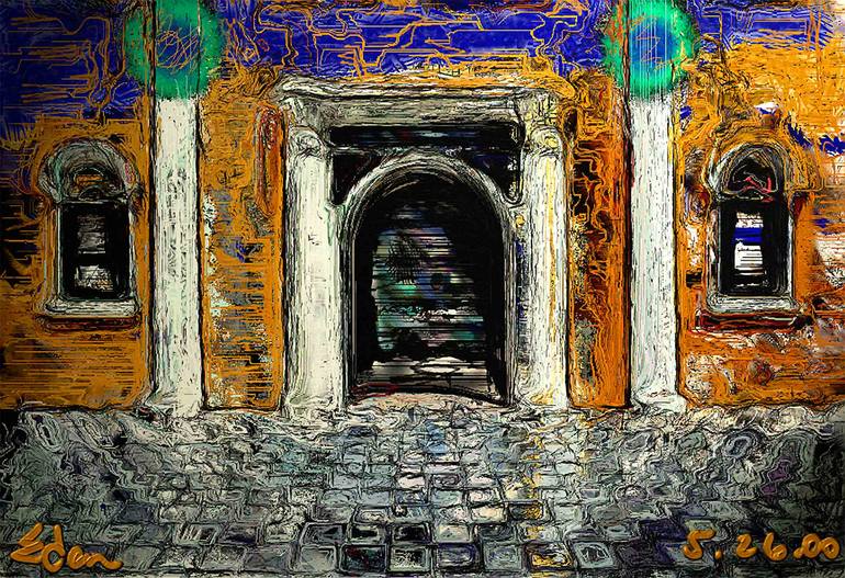 Original Expressionism Religion Painting by Eden Maxwell