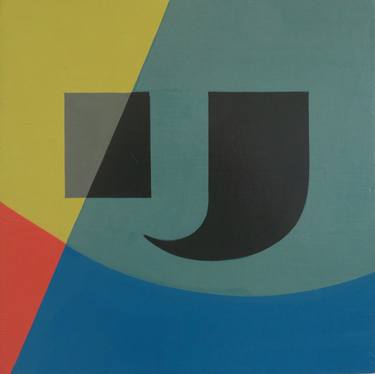 Print of Geometric Paintings by Letter allsorts